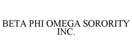BETA PHI OMEGA SORORITY INC. trademark