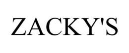 ZACKY'S trademark