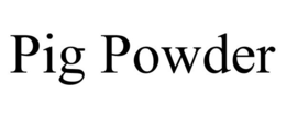 PIG POWDER trademark