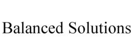 BALANCED SOLUTIONS trademark