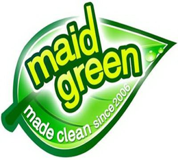 MAID GREEN MADE CLEAN SINCE 2006 trademark