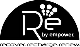 RE BY EMPOWER RECOVER. RECHARGE. RENEW. trademark