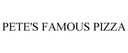 PETE'S FAMOUS PIZZA trademark