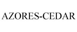 AZORES-CEDAR trademark