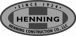 H HENNING, HENNING CONSTRUCTION CO., LLC · SINCE 1924 · trademark