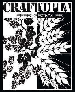 CRAFTOPIA BEER GROWLER trademark