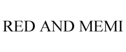 RED AND MEMI trademark