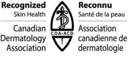 RECOGNIZED SKIN HEALTH CANADIAN DERMATOLOGY ASSOCIATION CDA ACD RECONNU SANTÉ DE LA PEAU ASSOCIATION CANADIENNE DE DERMATOLOGIE trademark