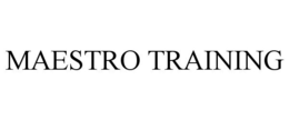MAESTRO TRAINING trademark