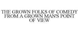 THE GROWN FOLKS OF COMEDY FROM A GROWN MAN'S POINT OF VIEW trademark