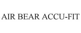 AIR BEAR ACCU-FIT trademark