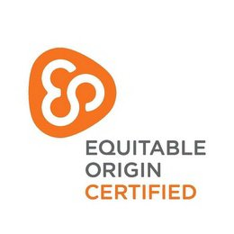 EO EQUITABLE ORIGIN CERTIFIED trademark