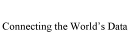 CONNECTING THE WORLD'S DATA trademark