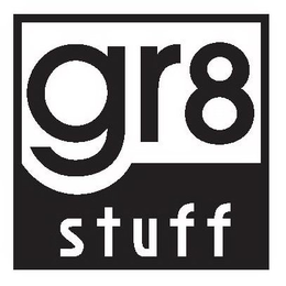 GR8 STUFF trademark