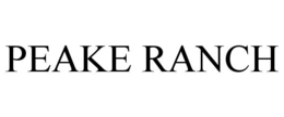 PEAKE RANCH trademark