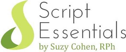S SCRIPT ESSENTIALS BY SUZY COHEN, RPH trademark