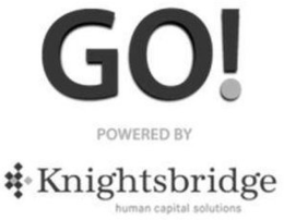 GO! POWERED BY KNIGHTSBRIDGE HUMAN CAPITAL SOLUTIONS trademark