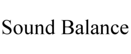 SOUND BALANCE trademark