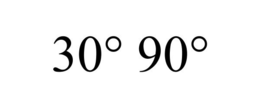 30° 90° trademark