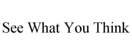 SEE WHAT YOU THINK trademark