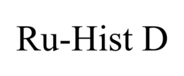 RU-HIST D trademark
