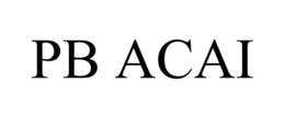PB ACAI trademark