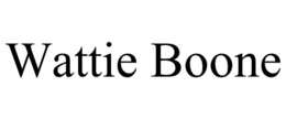 WATTIE BOONE trademark