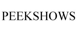 PEEKSHOWS trademark