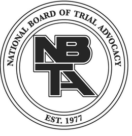 NBTA NATIONAL BOARD OF TRIAL ADVOCACY EST. 1977 trademark