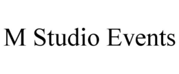M STUDIO EVENTS trademark