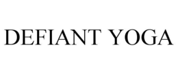 DEFIANT YOGA trademark