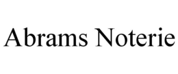 ABRAMS NOTERIE trademark