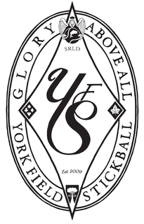YORK FIELD STICKBALL YFS GLORY ABOVE ALL SLRD EST 2009 trademark