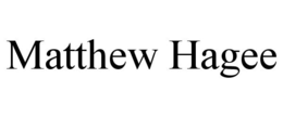 MATTHEW HAGEE trademark
