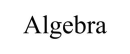 ALGEBRA trademark