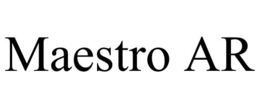 MAESTRO AR trademark