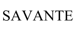 SAVANTE trademark
