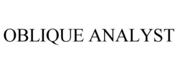 OBLIQUE ANALYST trademark