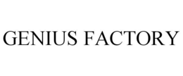 GENIUS FACTORY trademark