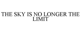 THE SKY IS NO LONGER THE LIMIT trademark