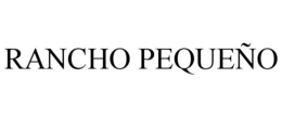 RANCHO PEQUEÑO trademark