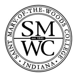 SAINT MARY-OF-THE-WOODS COLLEGE · INDIANA · S M W C EST. 1840 trademark