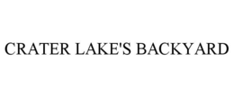 CRATER LAKE'S BACKYARD trademark
