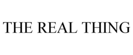 THE REAL THING trademark