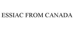 ESSIAC FROM CANADA trademark