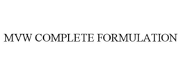 MVW COMPLETE FORMULATION trademark