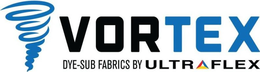 VORTEX DYE-SUB FABRICS BY ULTRAFLEX trademark