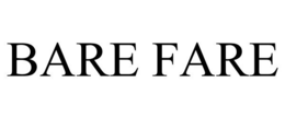 BARE FARE trademark