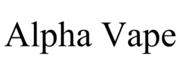 ALPHA VAPE trademark