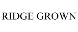 RIDGE GROWN trademark